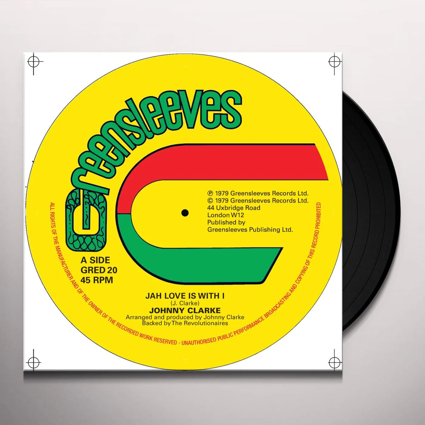 Johnny Clarke Jah Love Is With I / Bad Days Are Going Vinyl Record