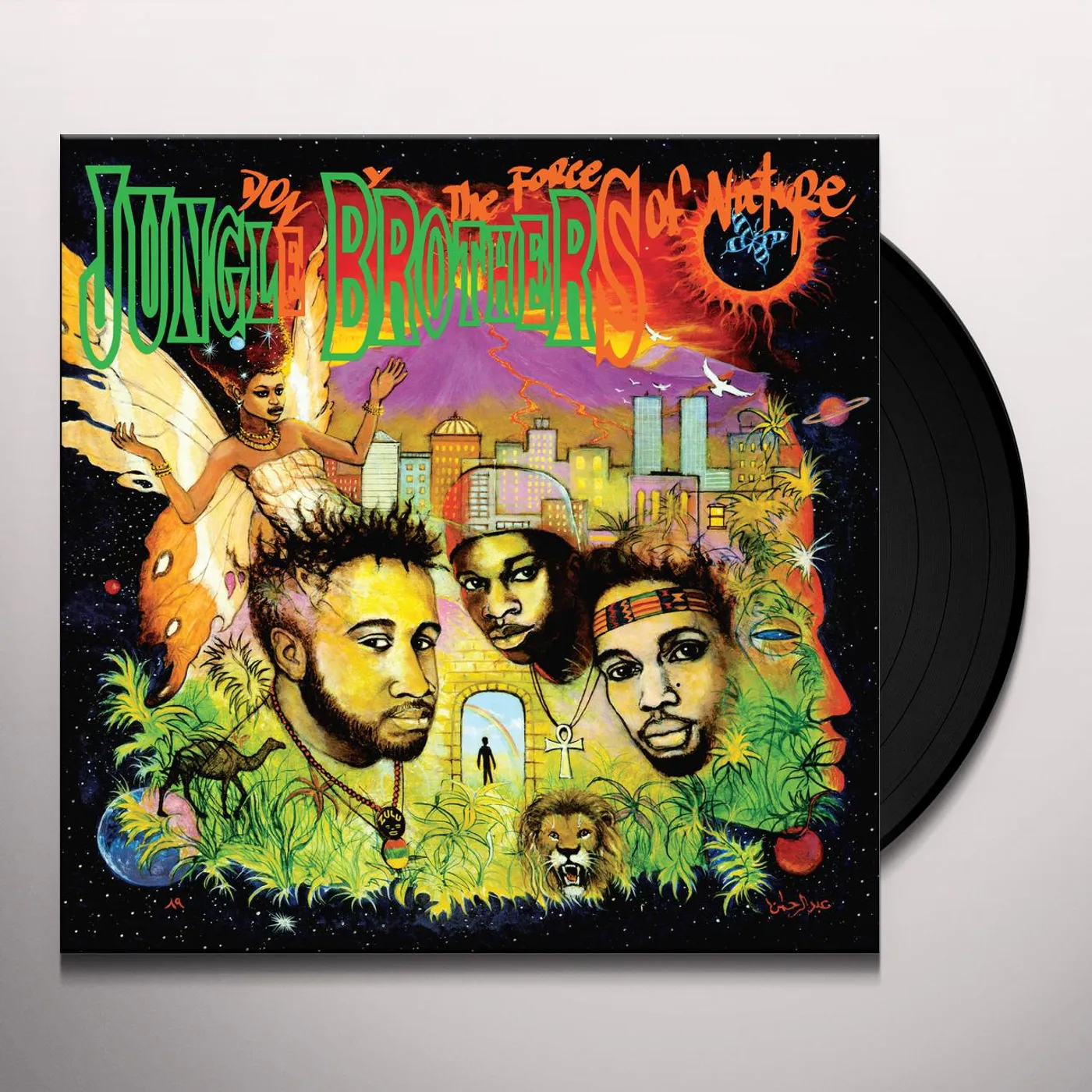 Jungle Brothers Done By The Forces Of Nature Vinyl Record