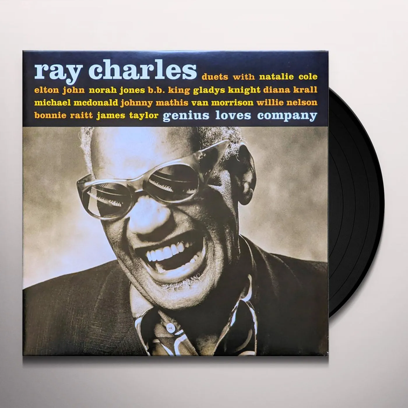 Ray Charles GENIUS LOVES COMPANY (2LP) Vinyl Record