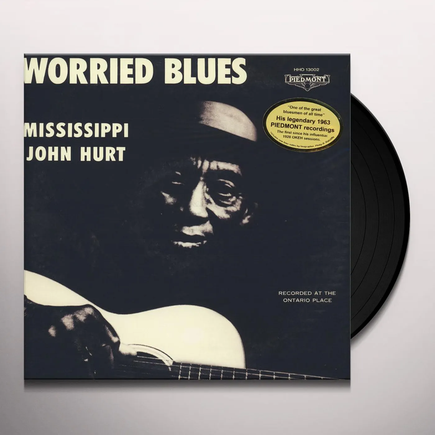 Mississippi John Hurt WORRIED BLUES (180G) Vinyl Record