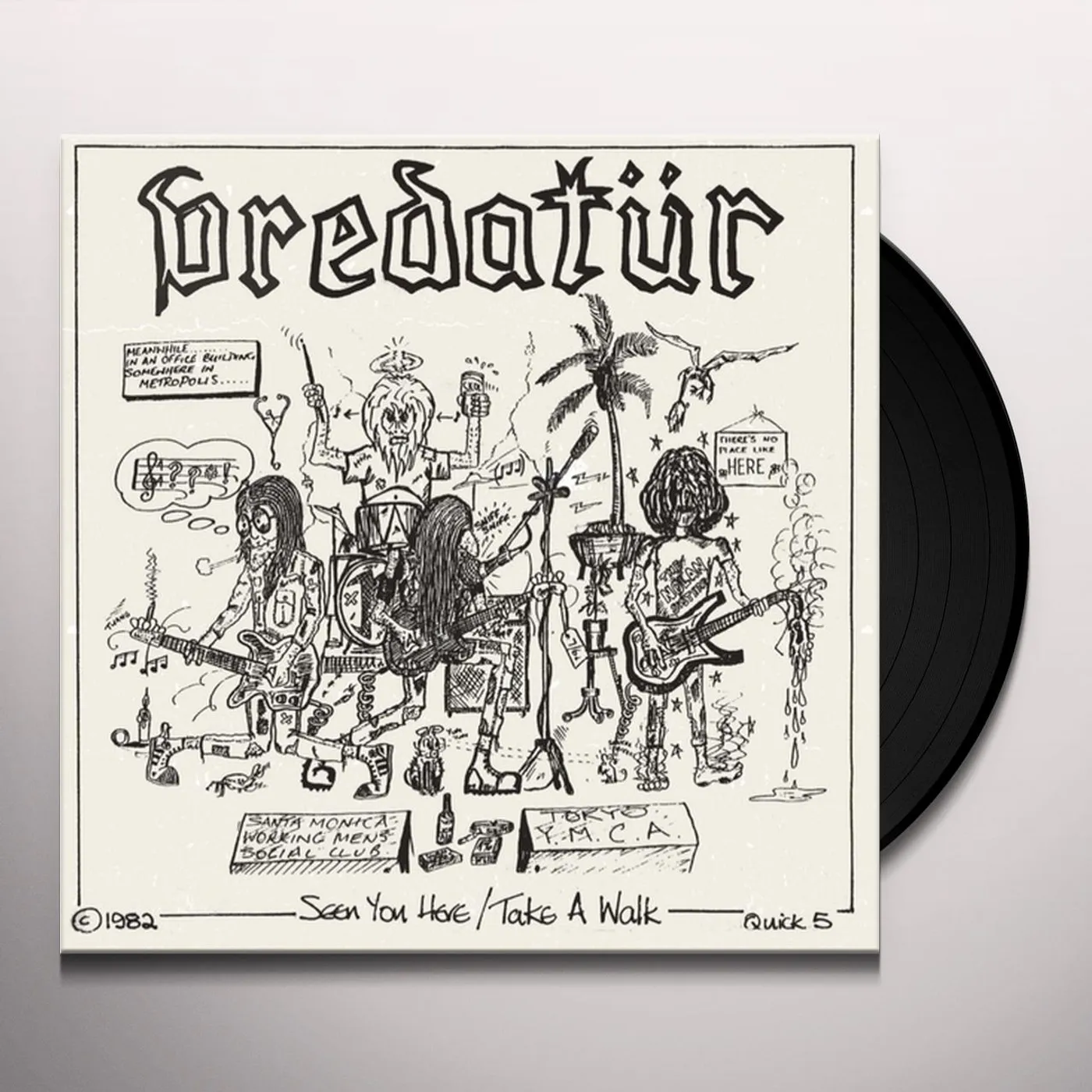 Predatür Seen You Here / Take A Walk Vinyl Record