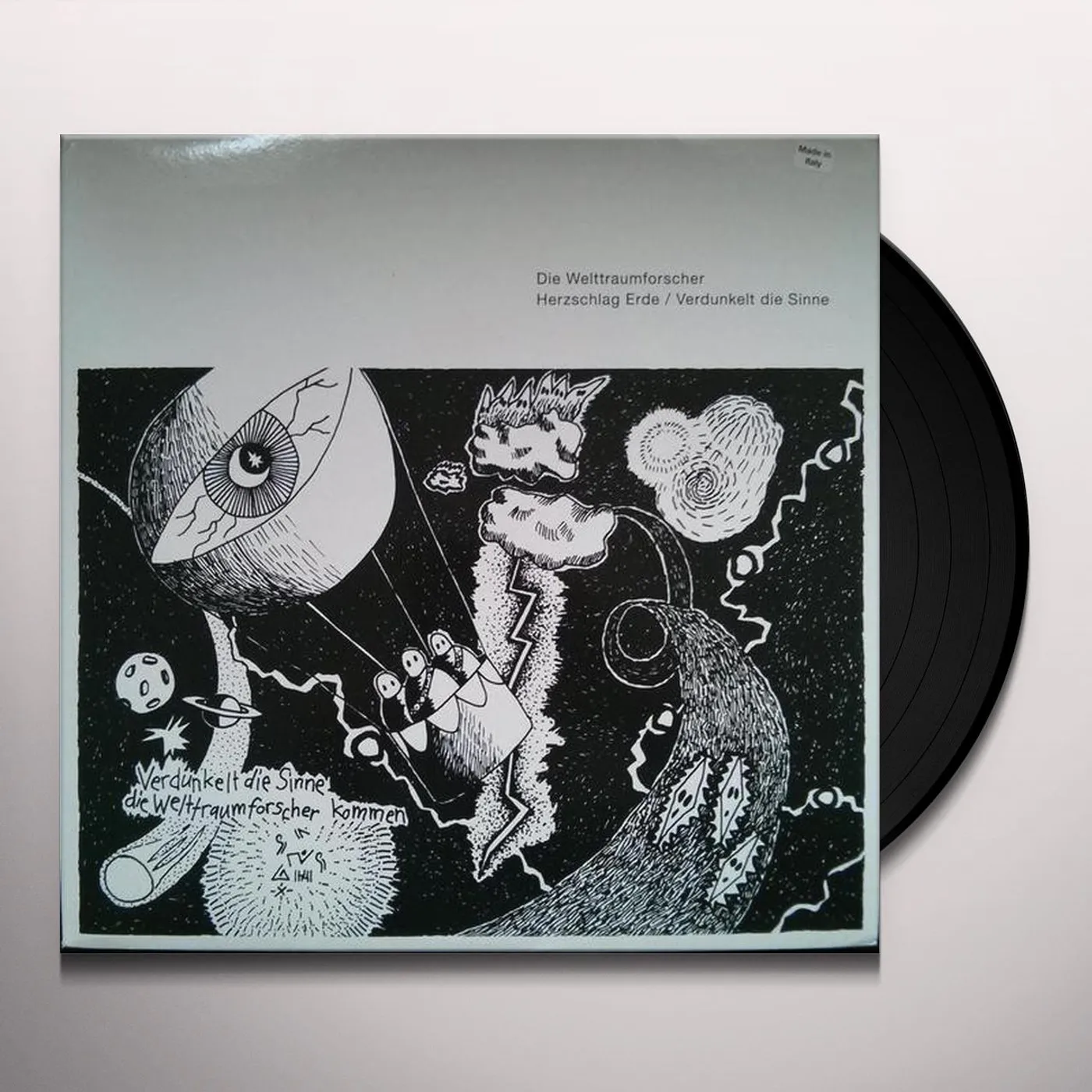 Welttraumforscher HERZSCHLAG ERDE / VERDUNKELT DIE SINNE Vinyl Record