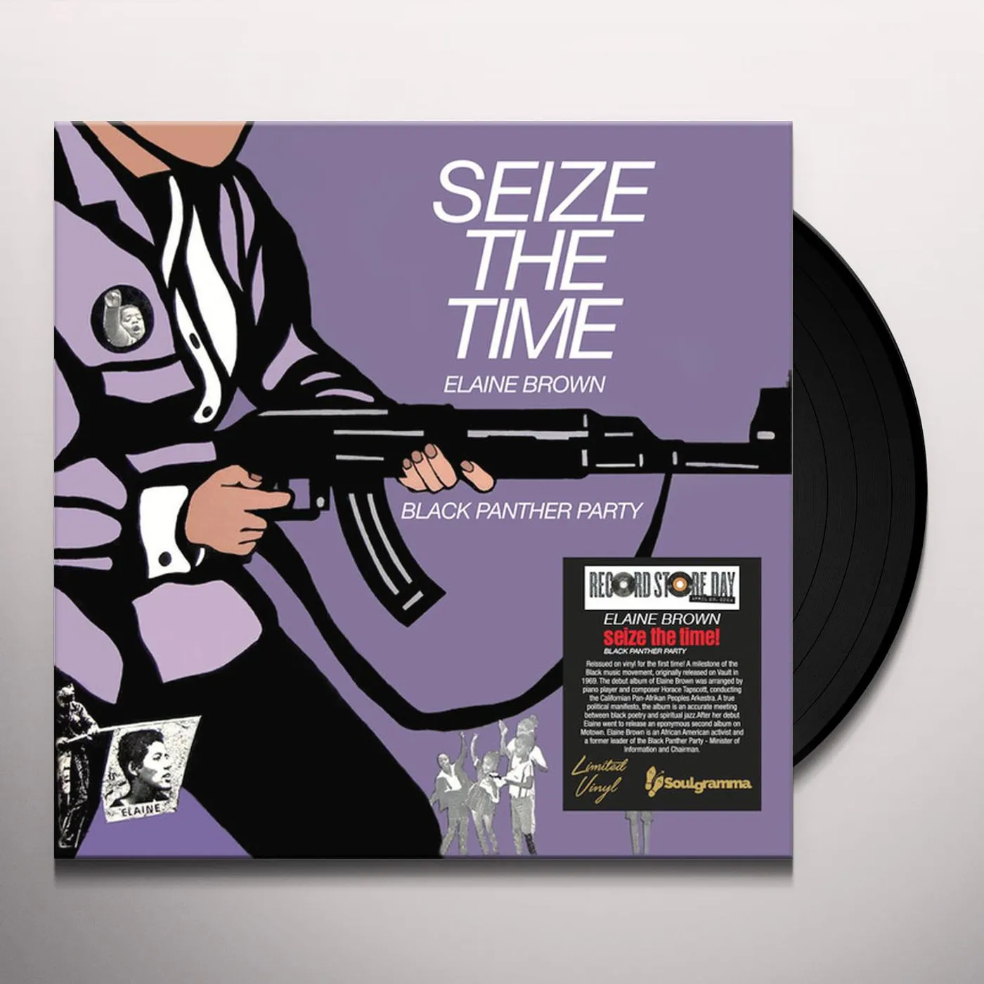 Elaine Brown SEIZE THE TIME / BLACK PANTHER PARTY Vinyl Record