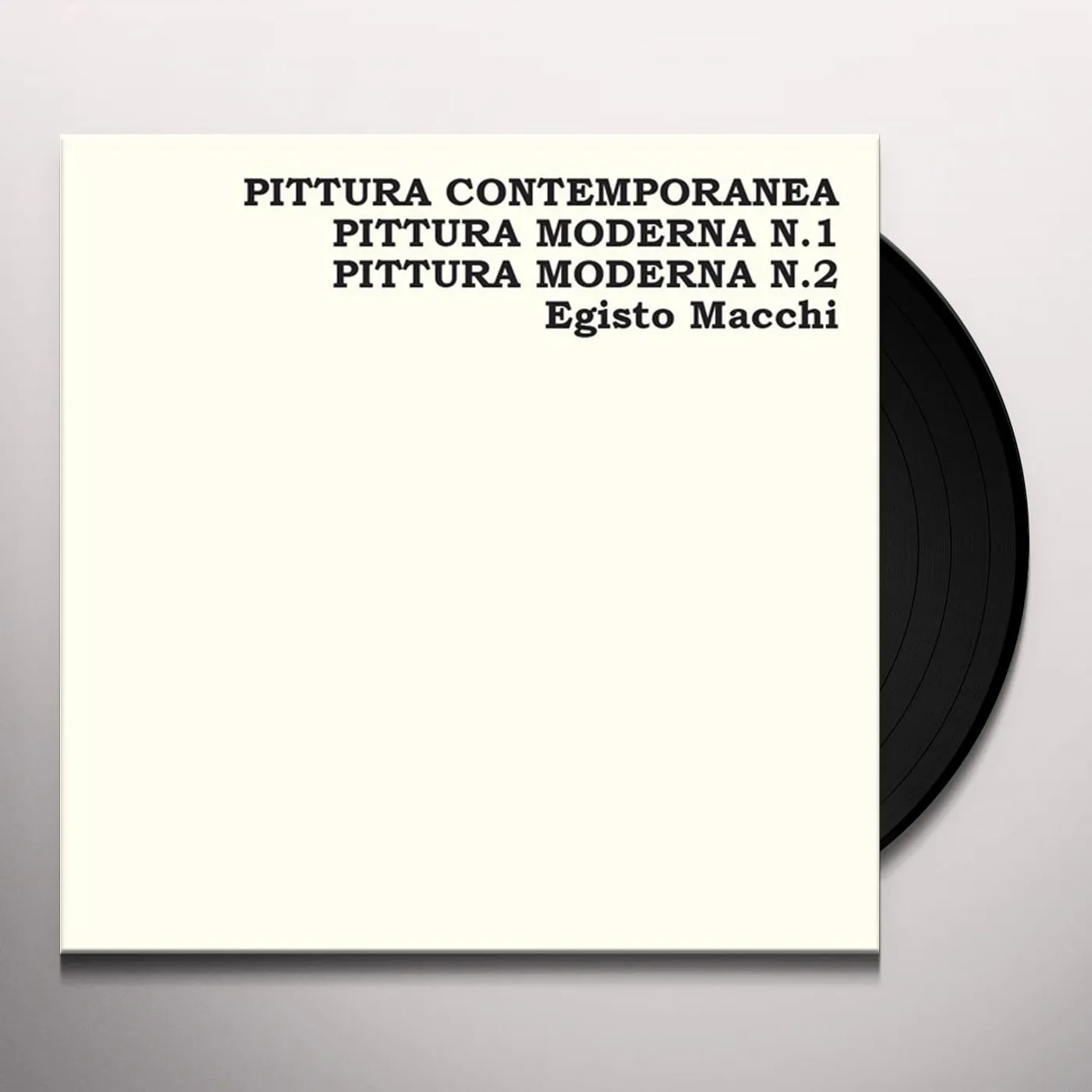 Egisto Macchi PITTURA CONTEMPORANEA / PITTURA MODERNA N.1 Vinyl Record