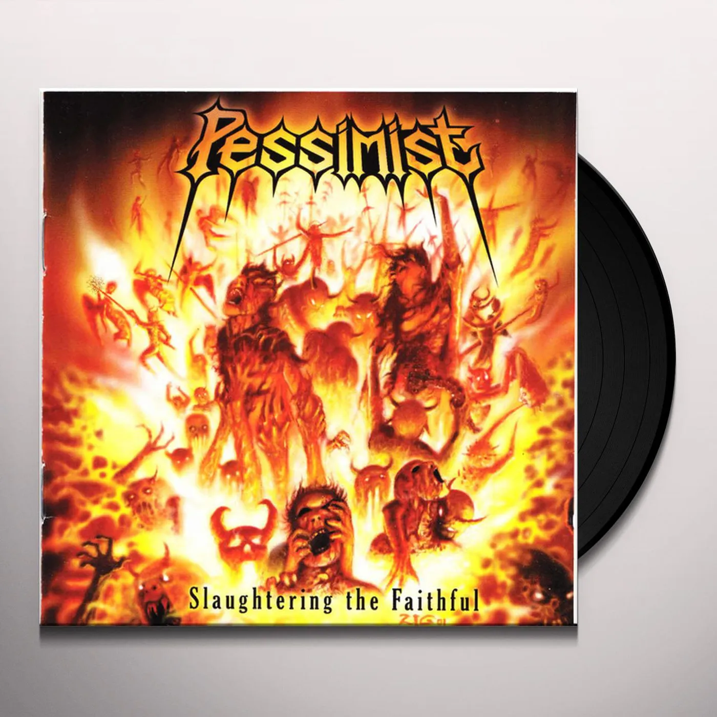 Pessimist SLAUGHTERING THE FAITHFUL Vinyl Record