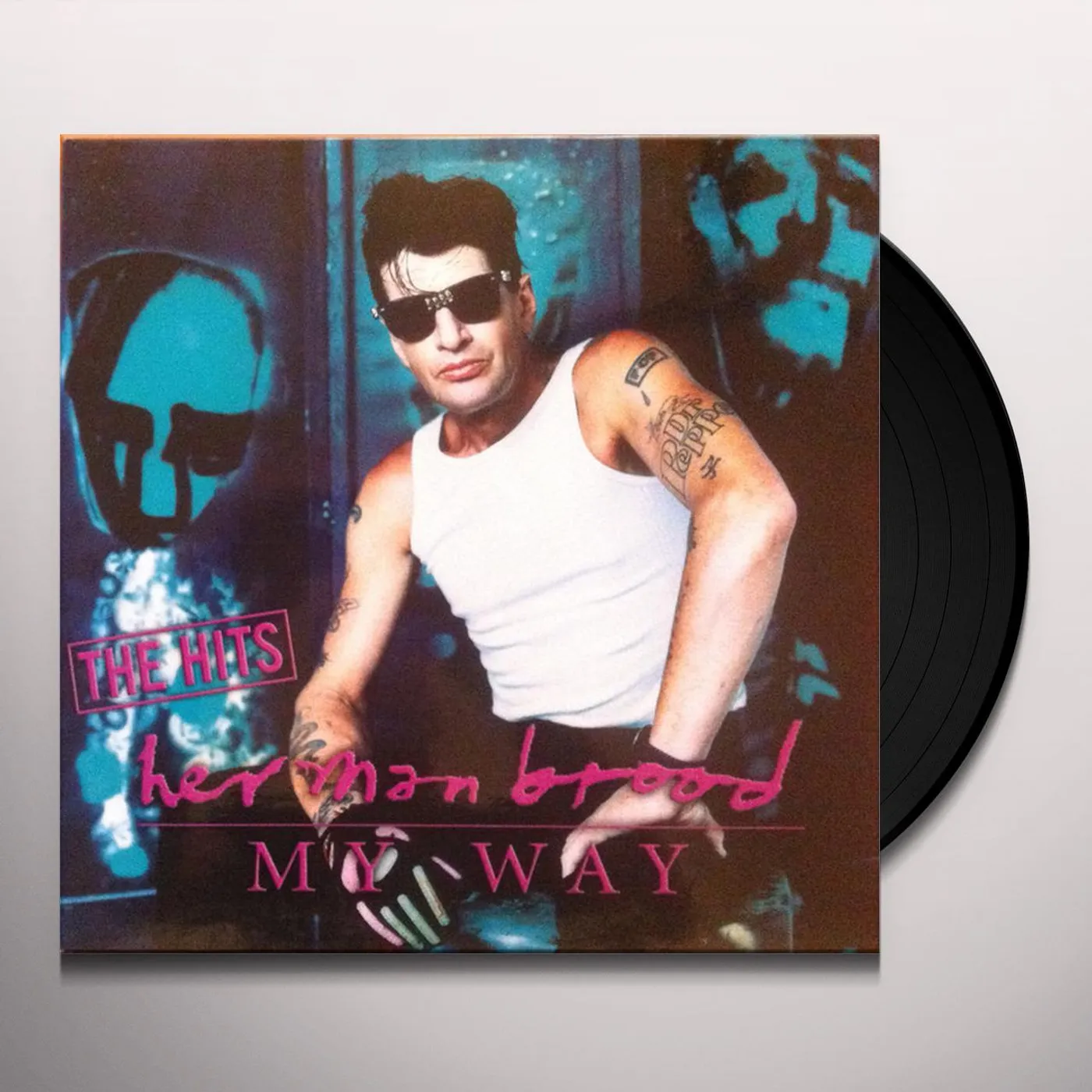 Herman Brood MY WAY: THE HITS (2LP/180G/BLUE, BLACK & WHITE SWIRLED VINYL) Vinyl Record