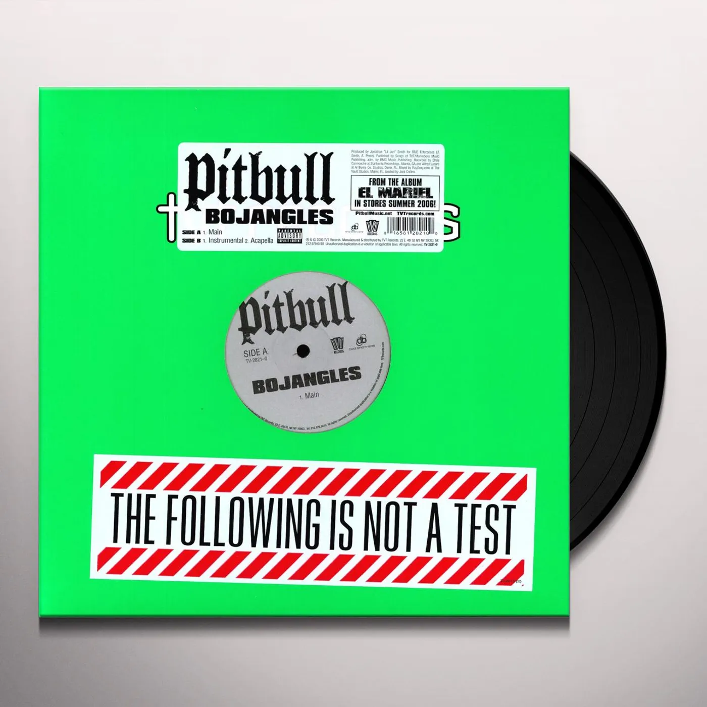 Pitbull Bojangles Vinyl Record