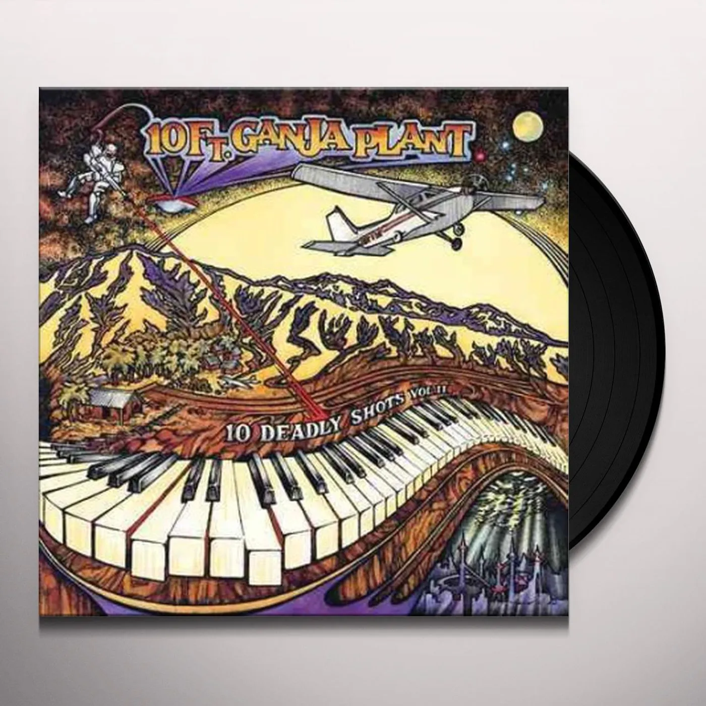 10 Ft. Ganja Plant 10 DEADLY SHOTS II Vinyl Record