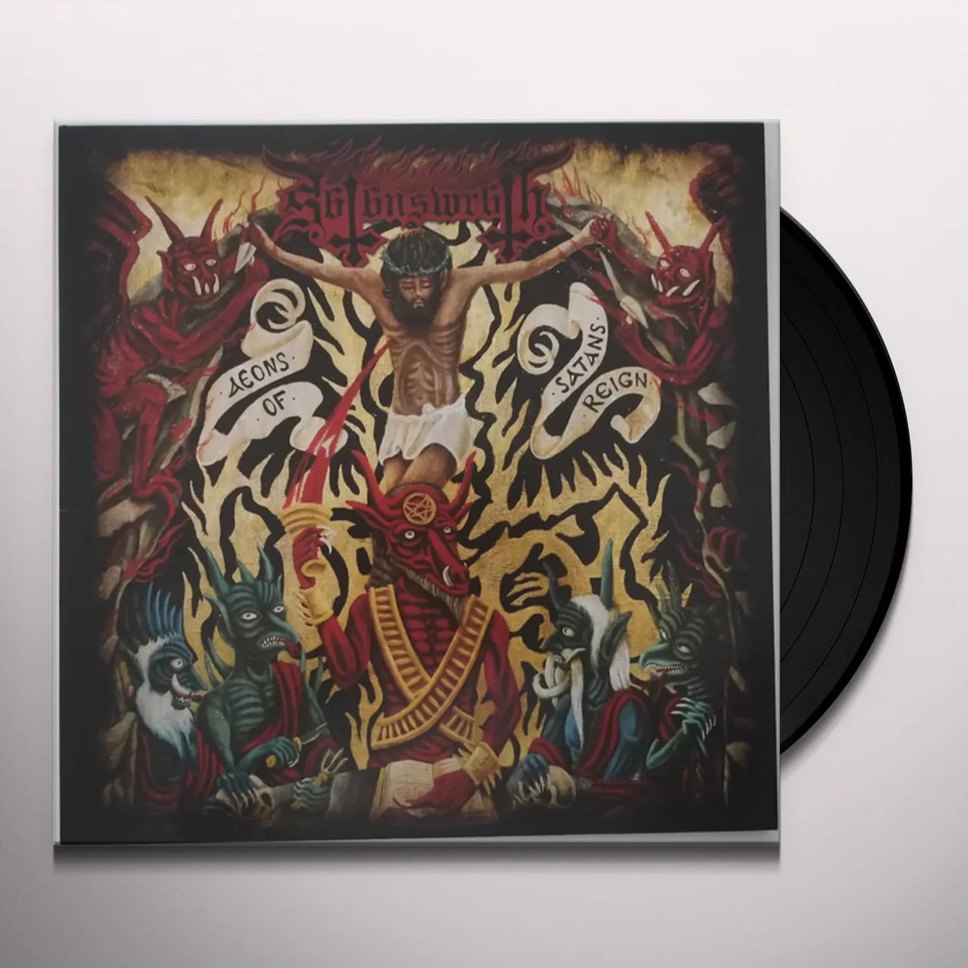 Satans Wrath Aeons of Satan's Reign Vinyl Record