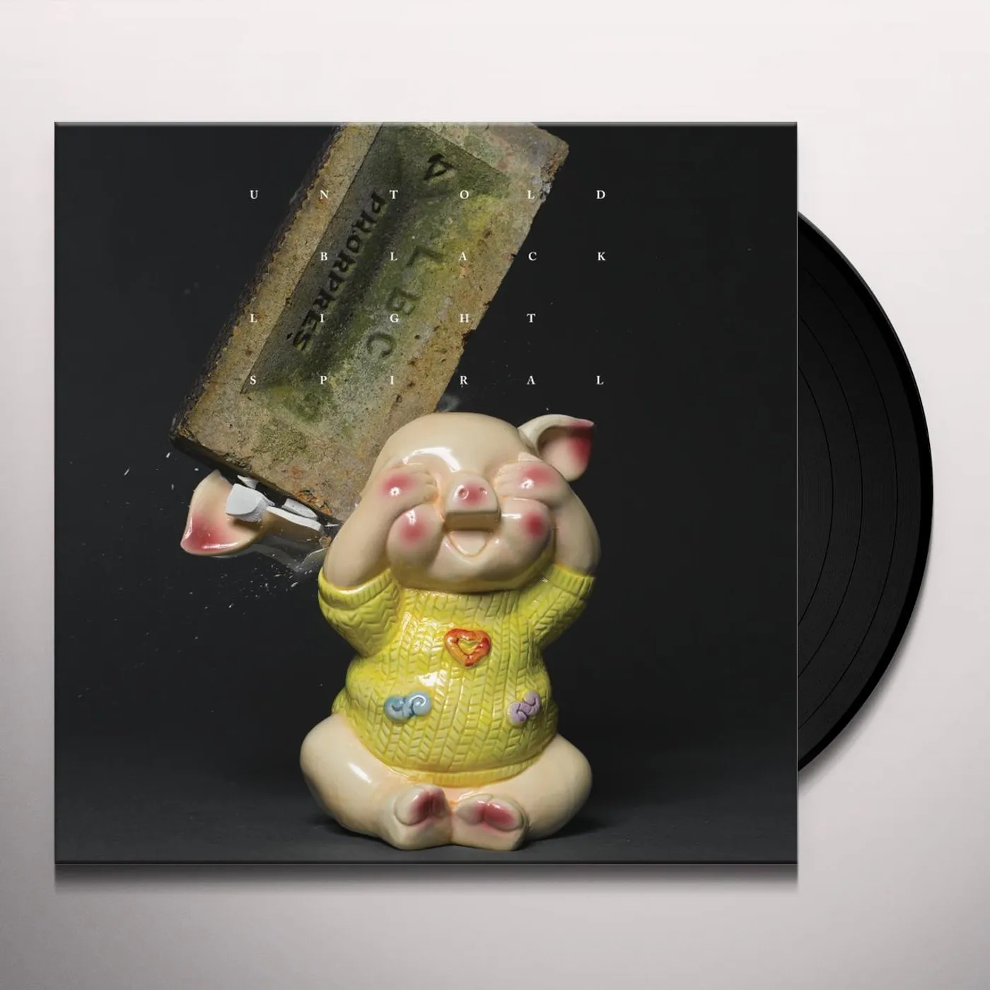 Untold Black Light Spiral Vinyl Record