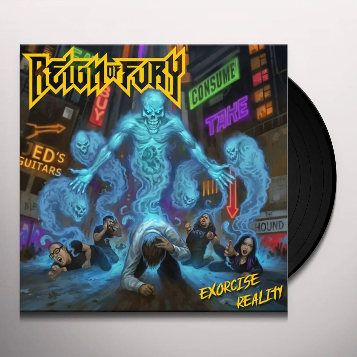 Reign of Fury Exorcise Reality Vinyl Record