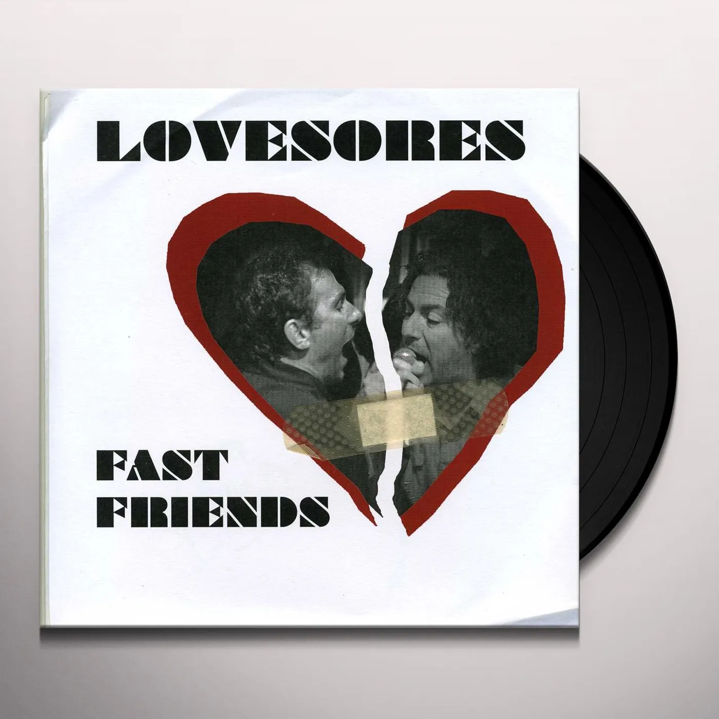 The Lovesores FAST FRIENDS / RED ALERT Vinyl Record