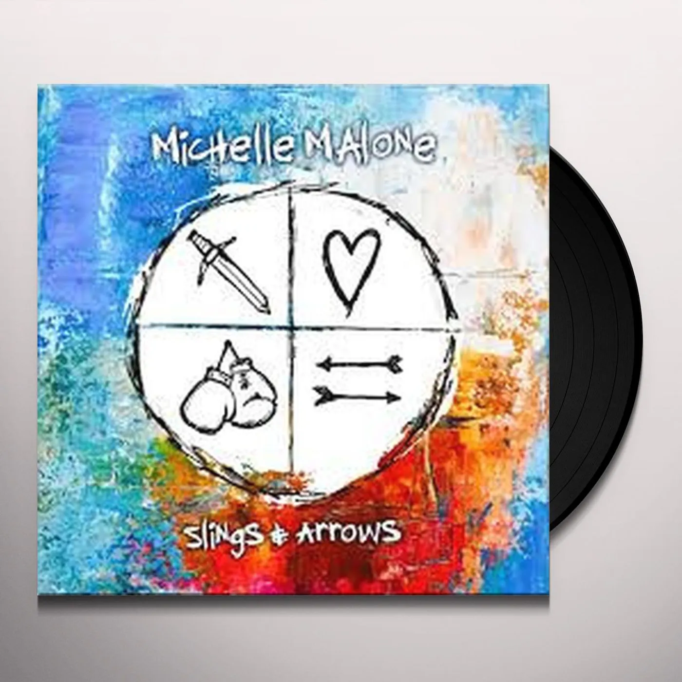 Michelle Malone SLINGS & ARROWS Vinyl Record