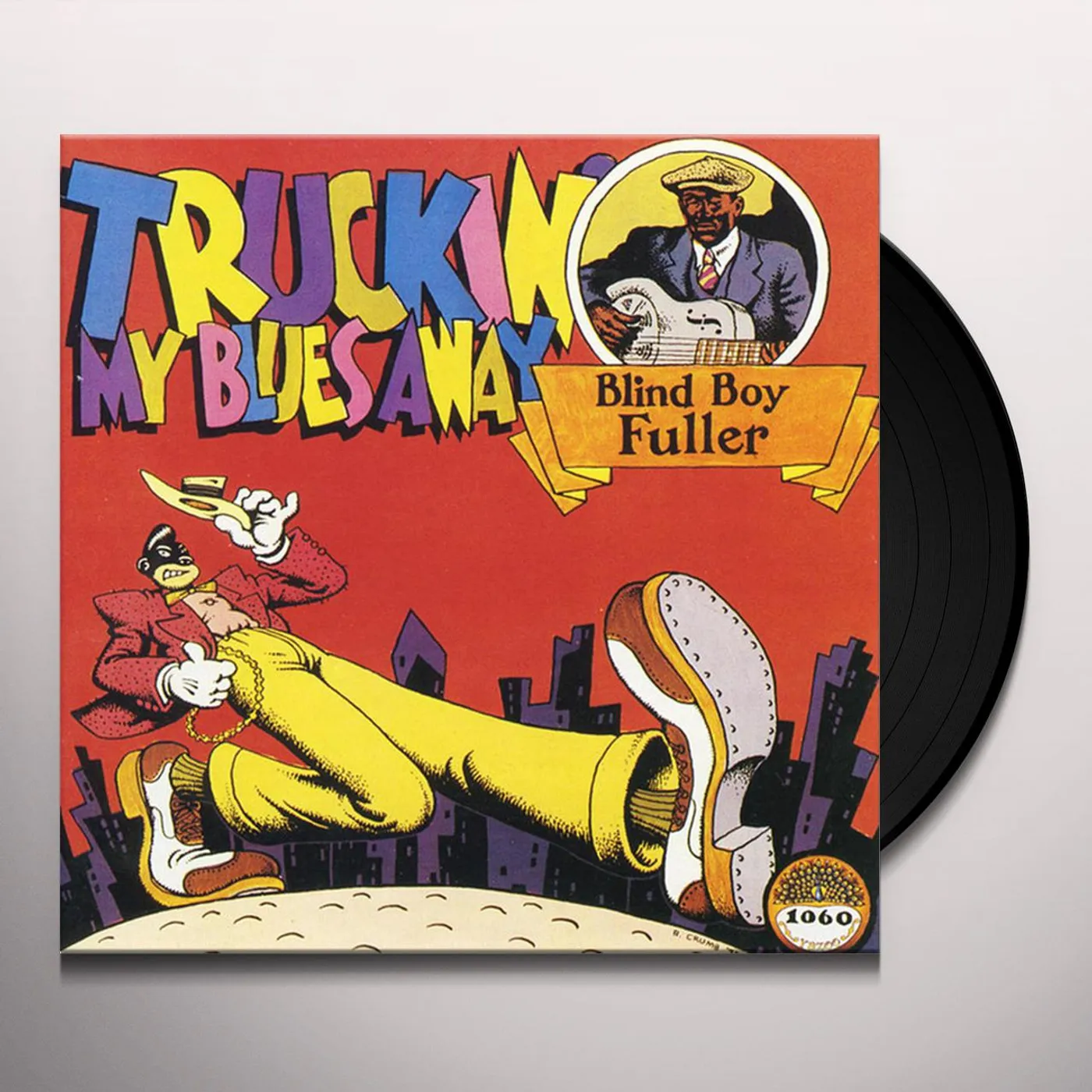Blind Boy Fuller Truckin' My Blues Away Vinyl Record