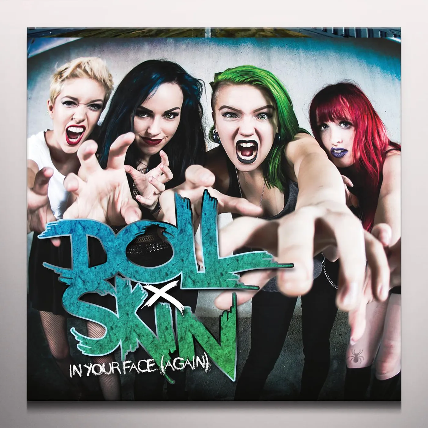 Doll Skin In Your Face (Again) (Pink Vinyl) Vinyl Record