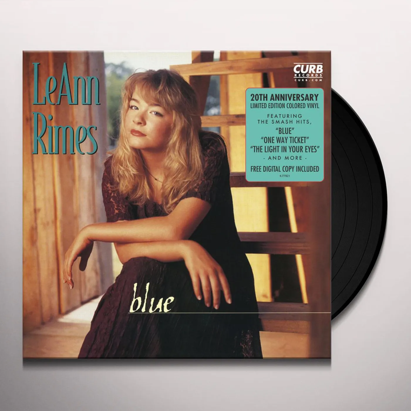 LeAnn Rimes BLUE (20TH ANNIVERSARY EDITION/BLUE COLORED VINYL/DL CARD) Vinyl Record