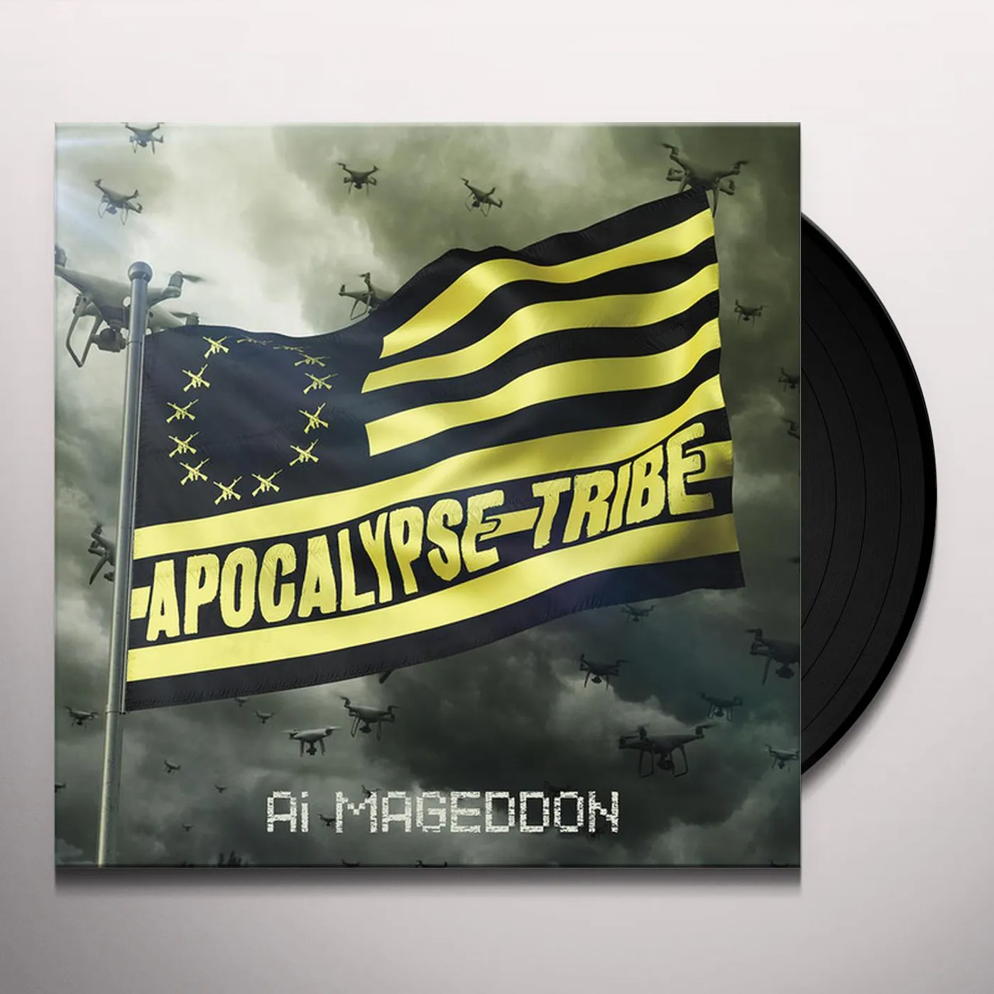 Apocalypse Tribe AI MAGEDDON (CLEAR VINYL) Vinyl Record