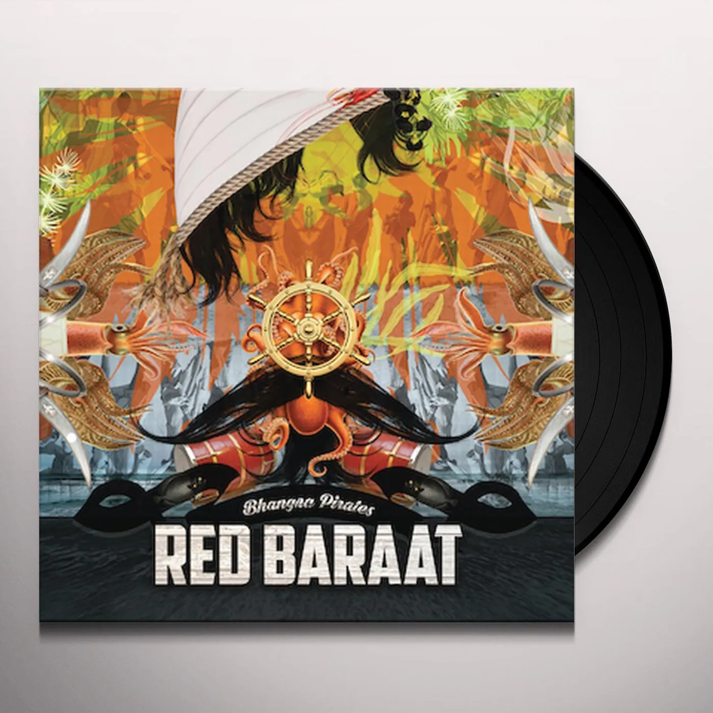 Red Baraat Bhangra Pirates Vinyl Record