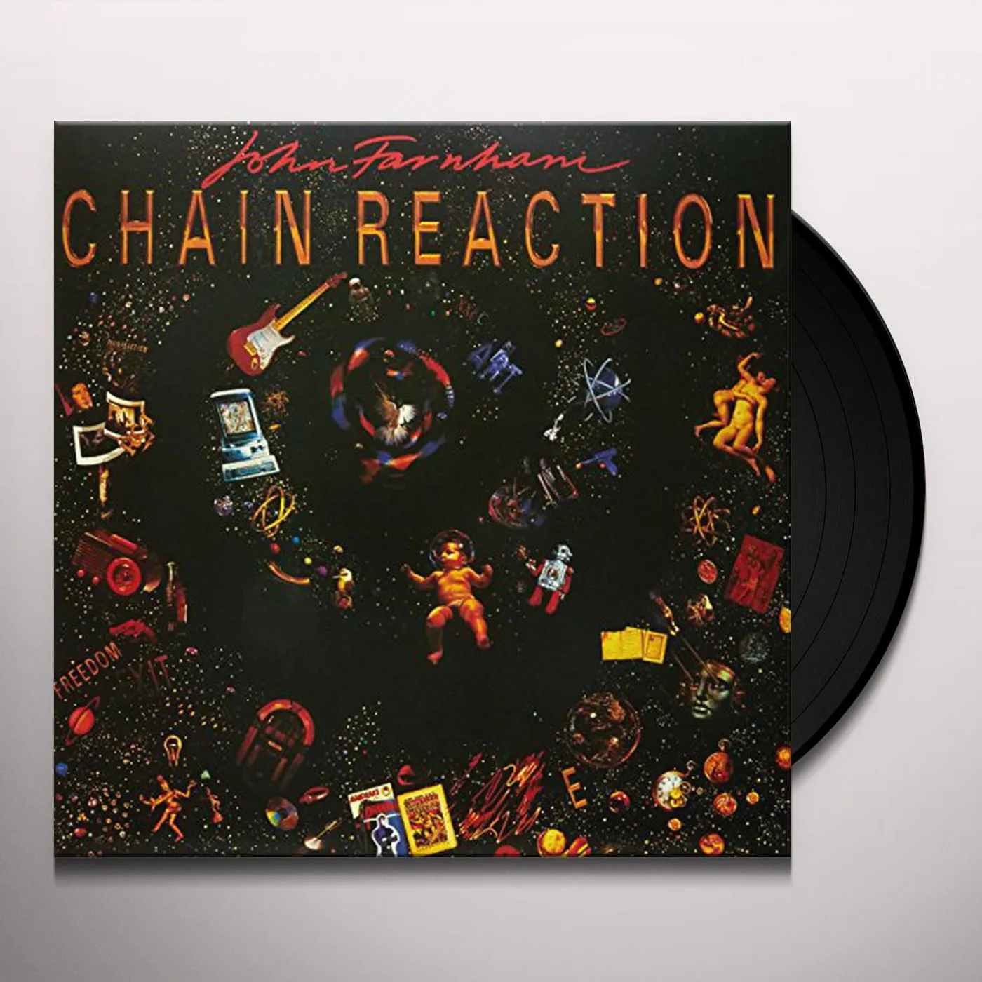 John Farnham Chain Reaction Vinyl Record