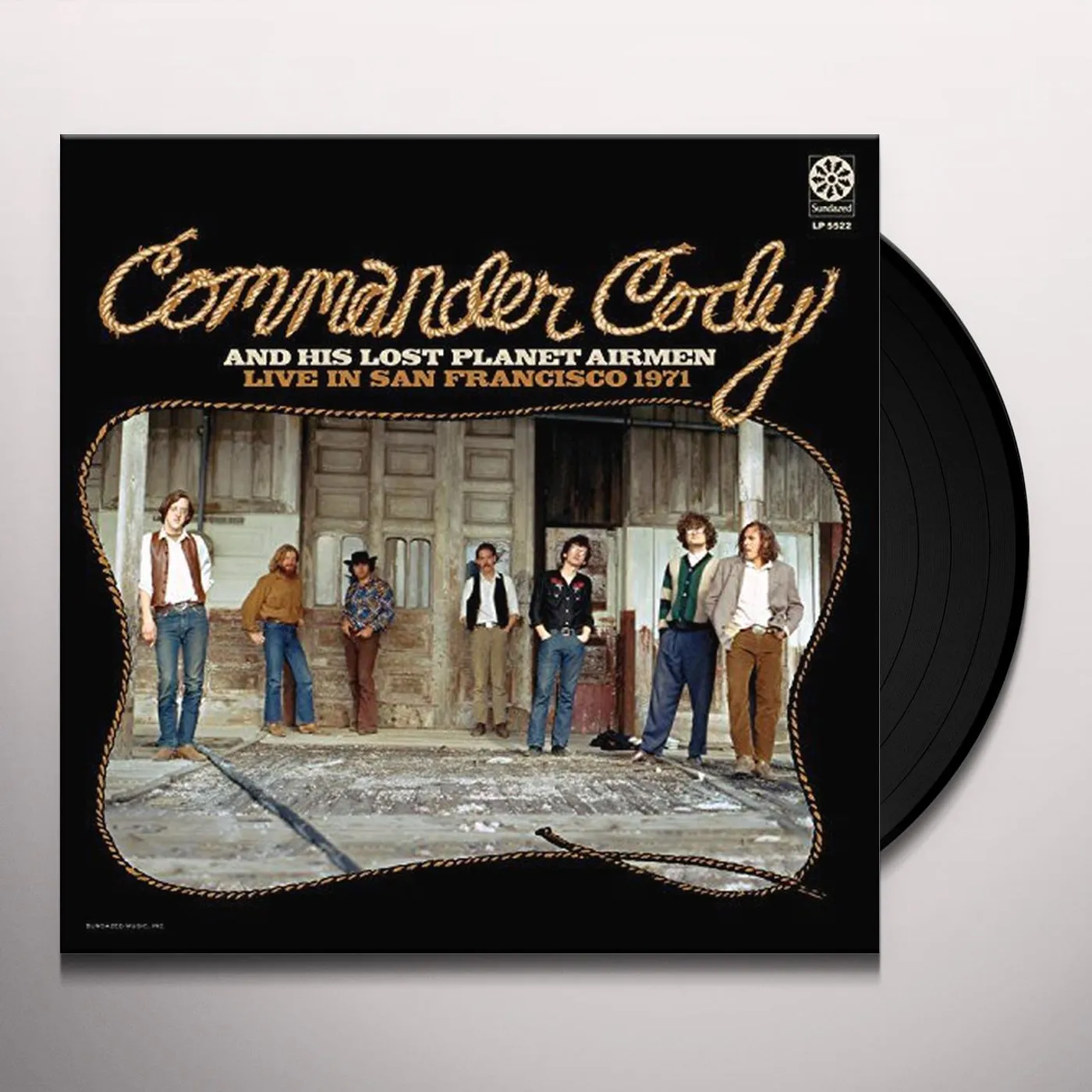 Commander Cody and His Lost Planet Airmen LIVE IN SAN FRANCISCO 1971 Vinyl Record