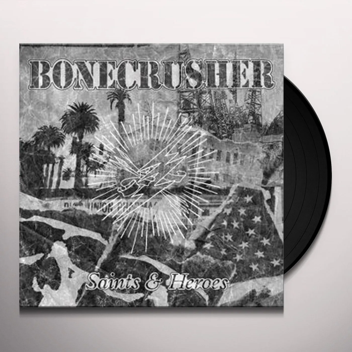 Bonecrusher SAINTS & HEROES (LP+CD) Vinyl Record