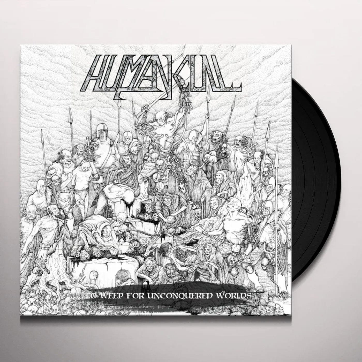 Human Cull TO WEEP FOR UNCONQUERED WORLDS Vinyl Record