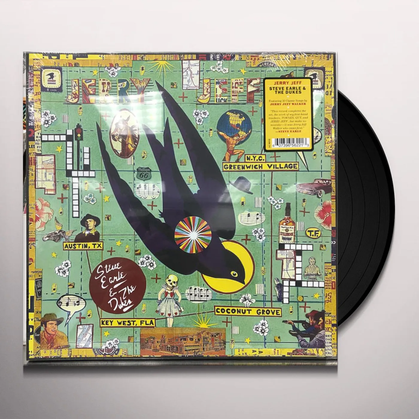 Steve Earle Jerry Jeff Vinyl Record