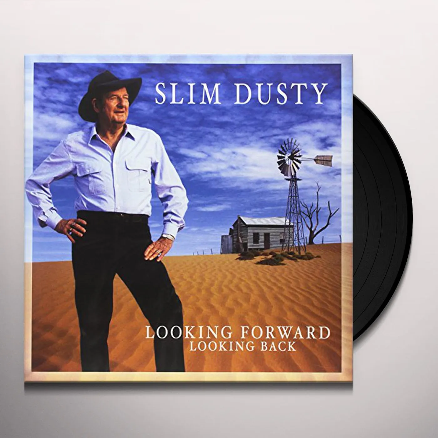 Slim Dusty Looking Forward Looking Back Vinyl Record