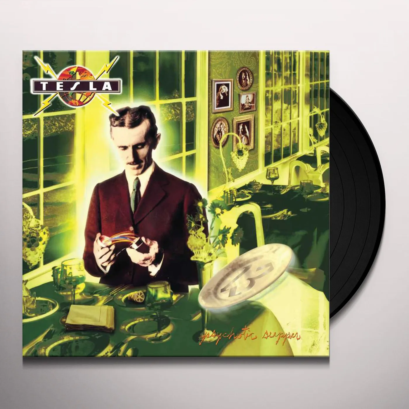 Tesla Psychotic Supper Vinyl Record