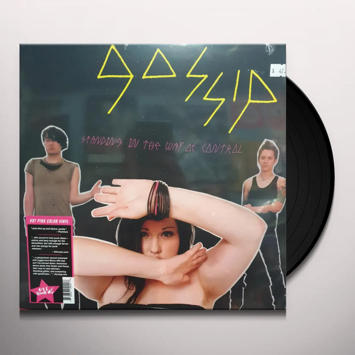 Gossip STANDING IN THE WAY OF CONTROL (HOT PINK VINYL) Vinyl Record