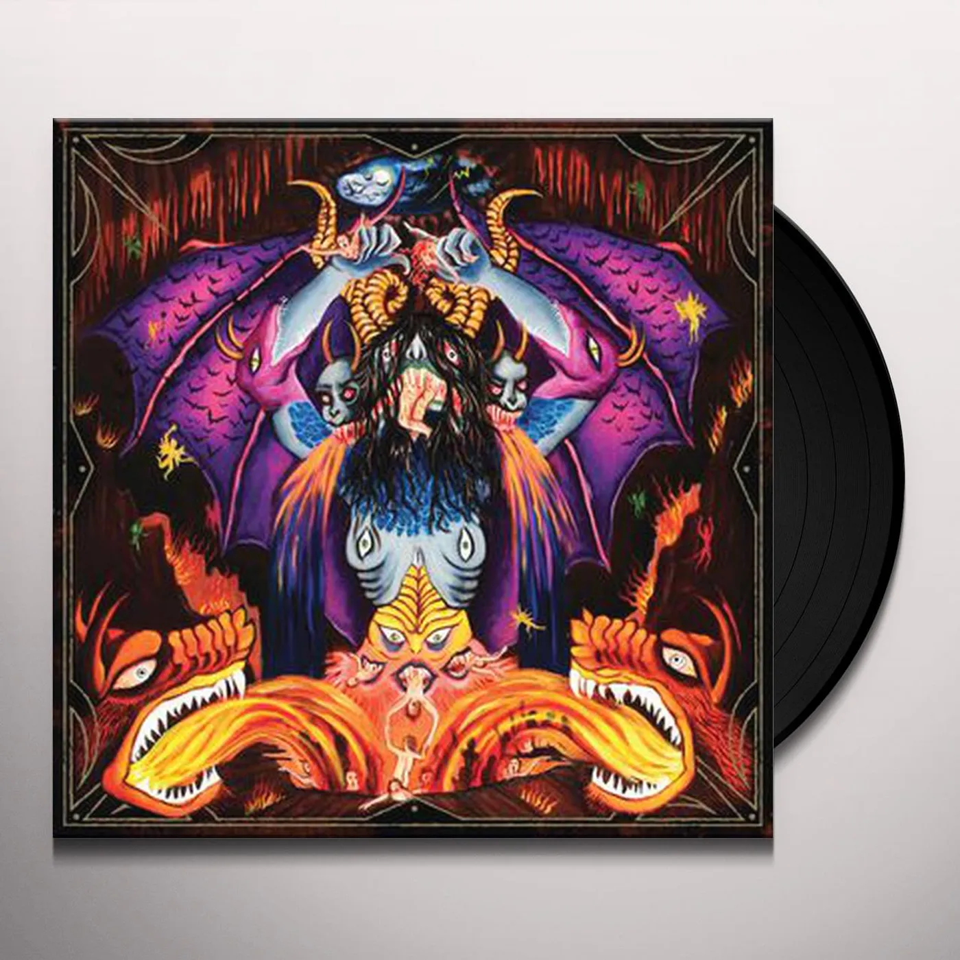 Devil Master Satan Spits on Children of Light Vinyl Record