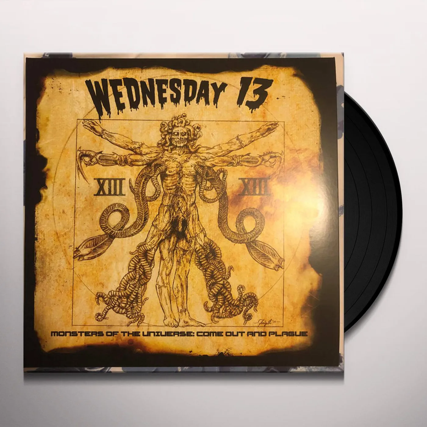 Wednesday 13 MONSTERS OF THE UNIVERSE: COME OUT & PLAGUE (X) (GOLD VINYL) Vinyl Record