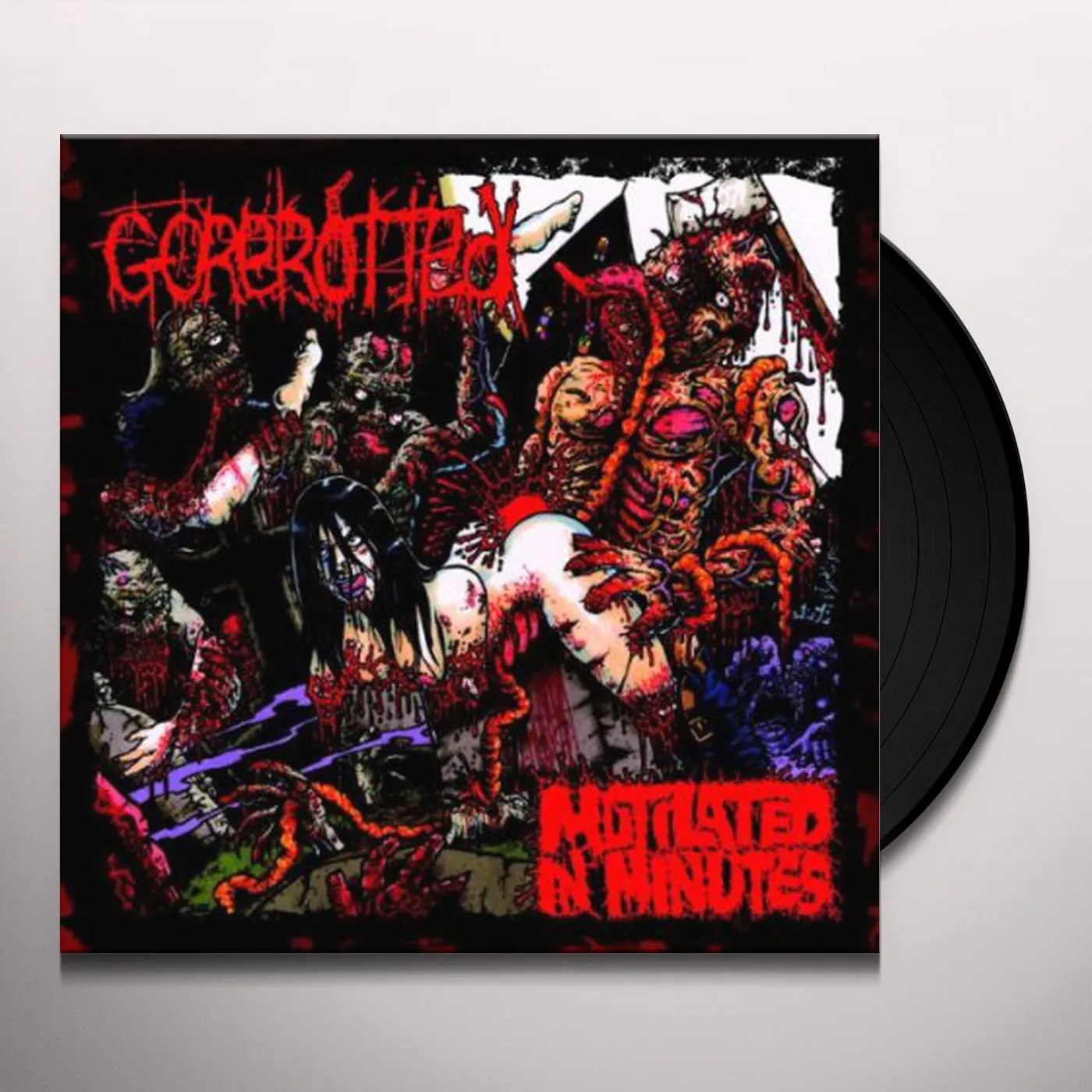 Gorerotted Mutilated in Minutes Vinyl Record