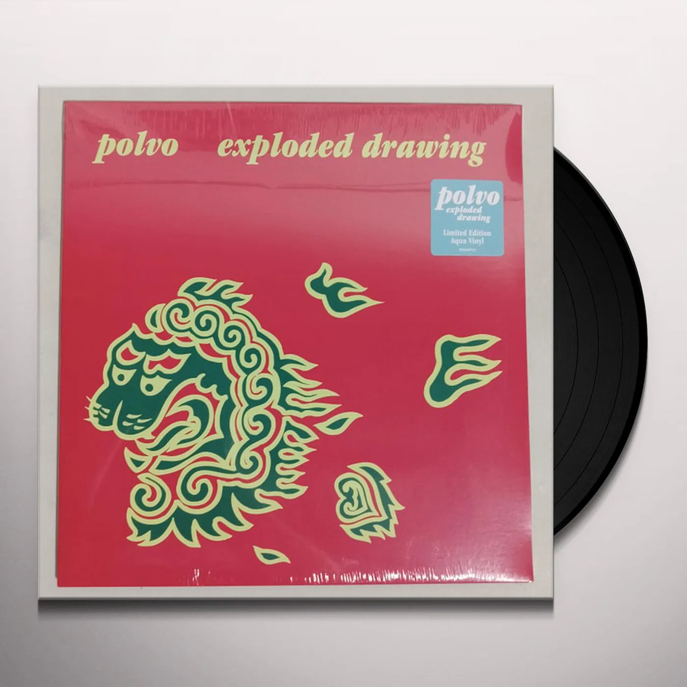 Polvo EXPLODED DRAWING (OPAQUE AQUA VINYL/2LP) Vinyl Record