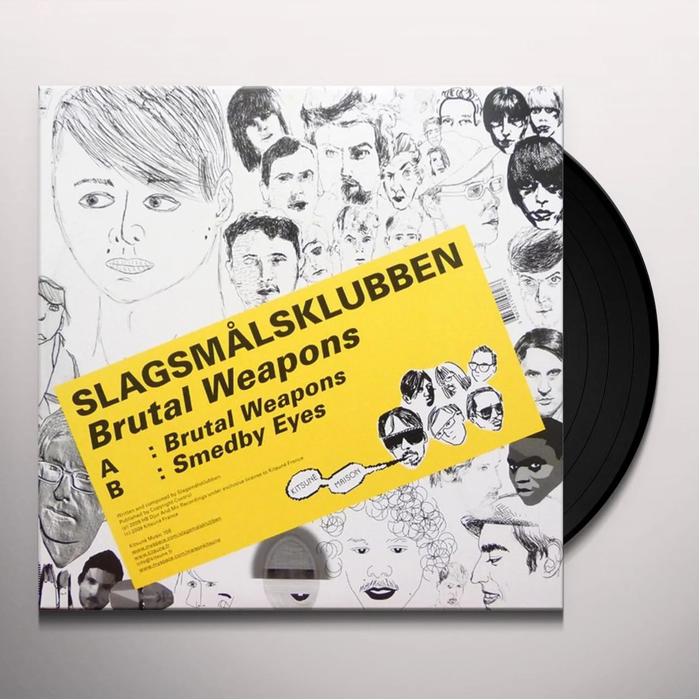 Slagsmålsklubben Brutal Weapons Vinyl Record