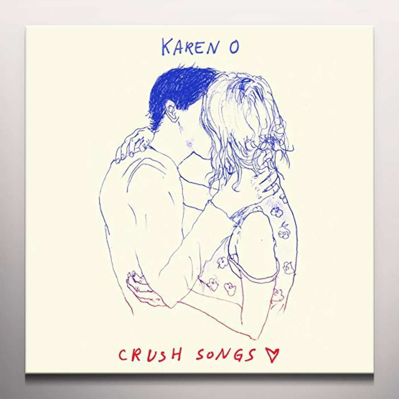Karen O CRUSH SONGS   (WB) Vinyl Record - Blue Vinyl, Colored Vinyl, Digital Download Included