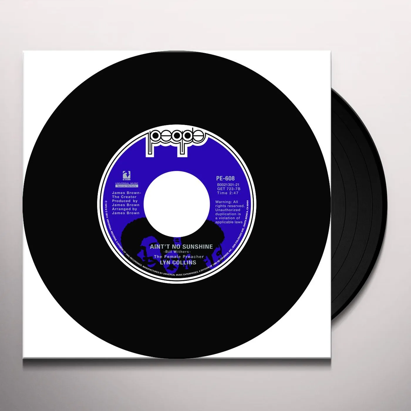 Lyn Collins Think (About It) / Ain't No Sunshine Vinyl Record