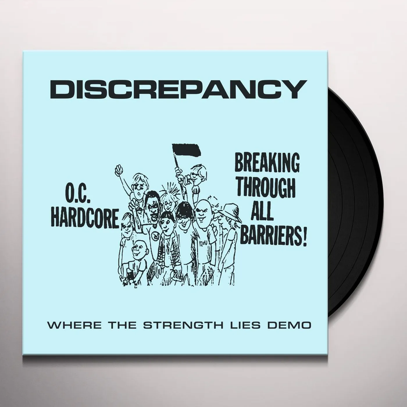 Discrepancy Where the Strength Lies Demo Vinyl Record