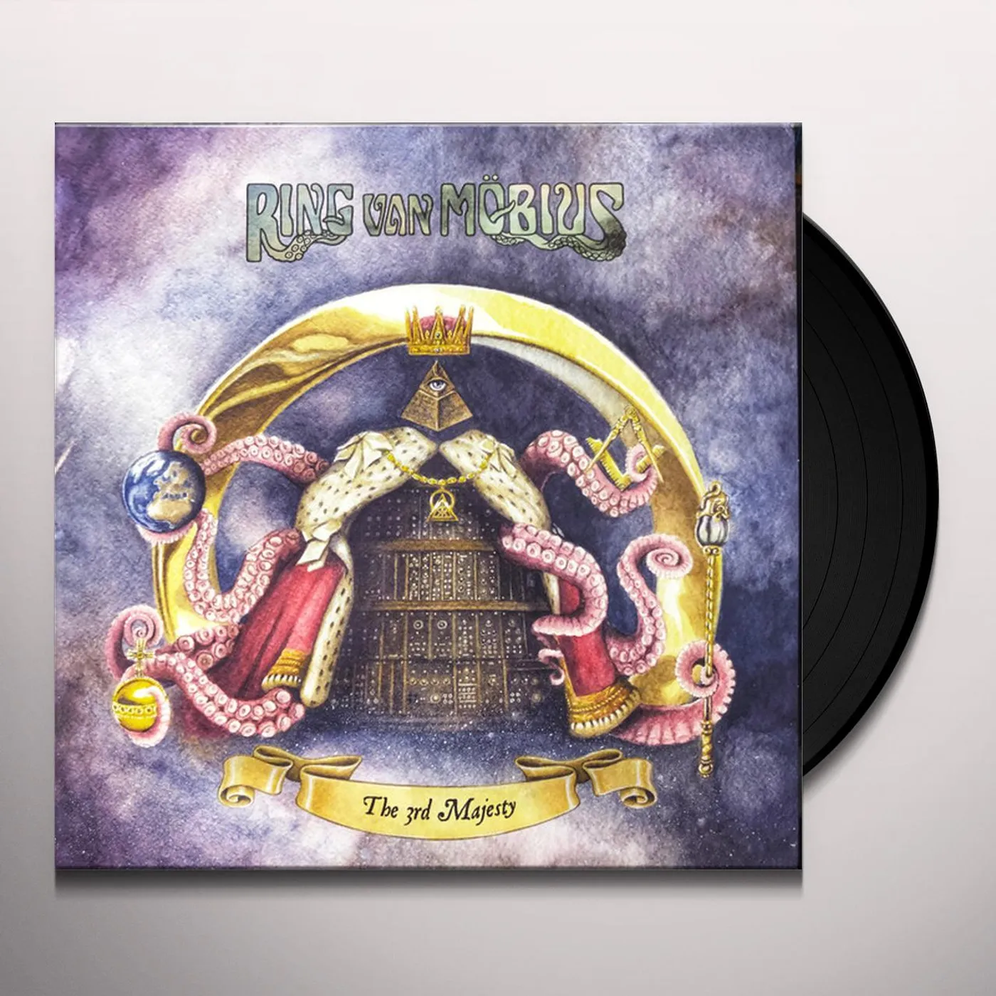 Ring Van Mobius 3RD MAJESTY (MARBLE VINYL) Vinyl Record