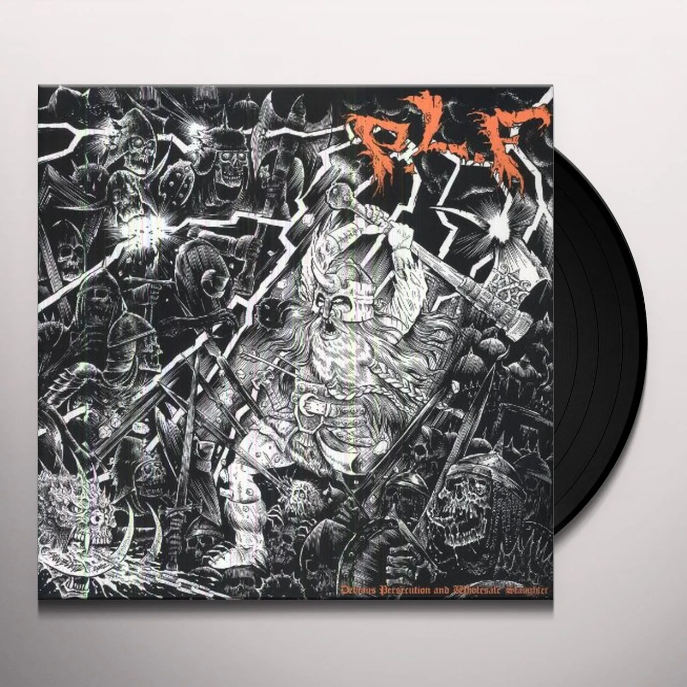 P.L.F. Devious Persecution and Wholesale Slaughter Vinyl Record