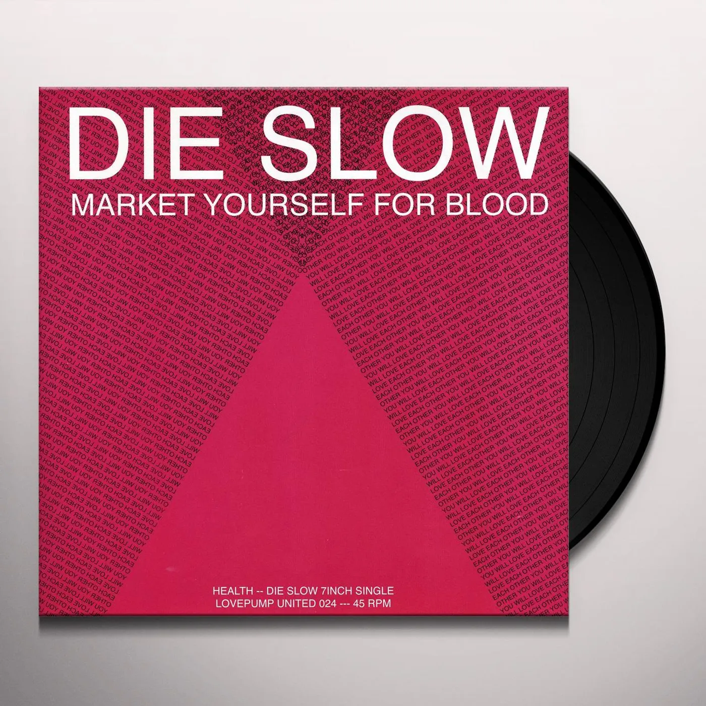 HEALTH DIE SLOW / PICTUREPLANE RMX Vinyl Record