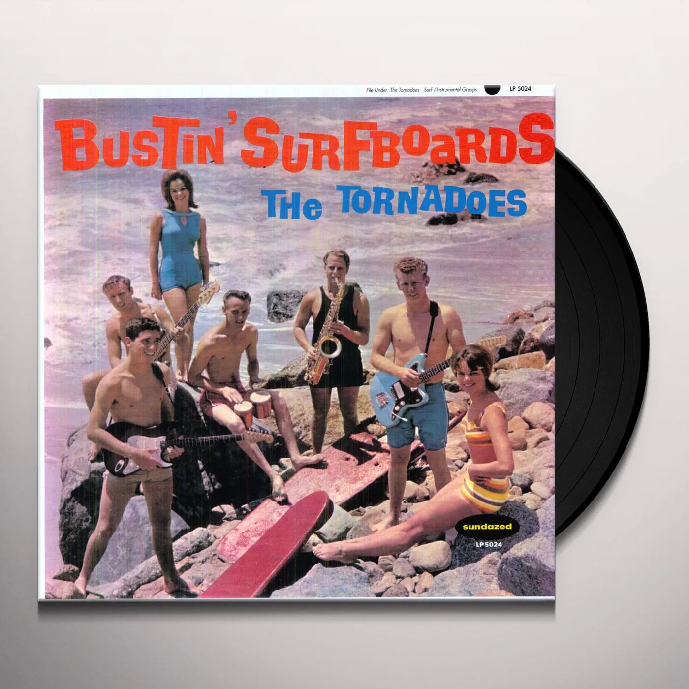 The Tornadoes BUSTIN SURFBOARDS Vinyl Record