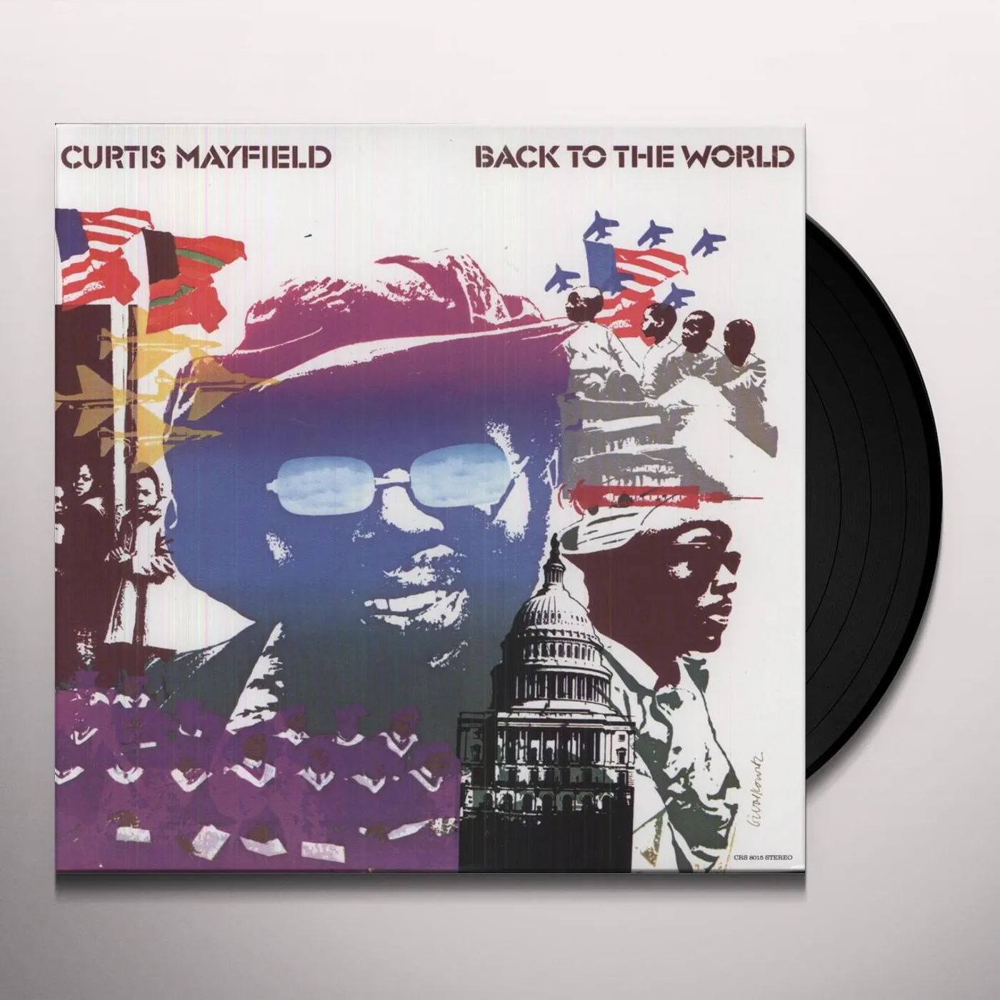 Curtis Mayfield Back To The World Vinyl Record