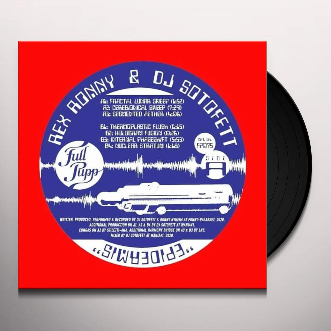 Rex Ronny & Dj Sotofett Epidermis Vinyl Record