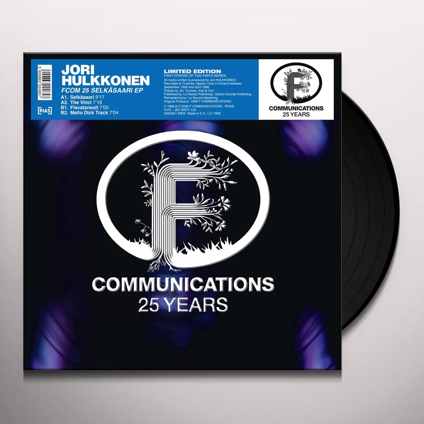 Jori Hulkkonen FCOM 25 SELKASAARI Vinyl Record