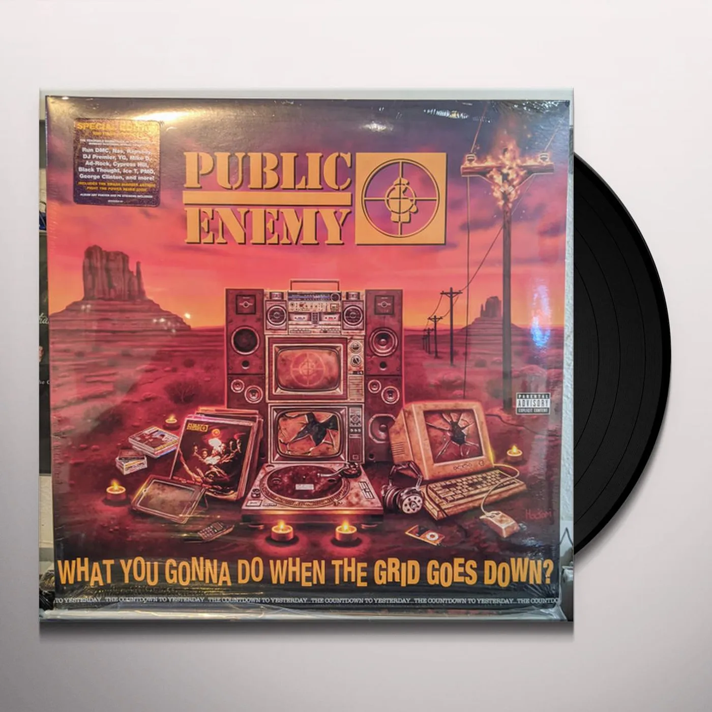 Public Enemy WHAT YOU GONNA DO WHEN THE GRID GOES DOWN Vinyl Record
