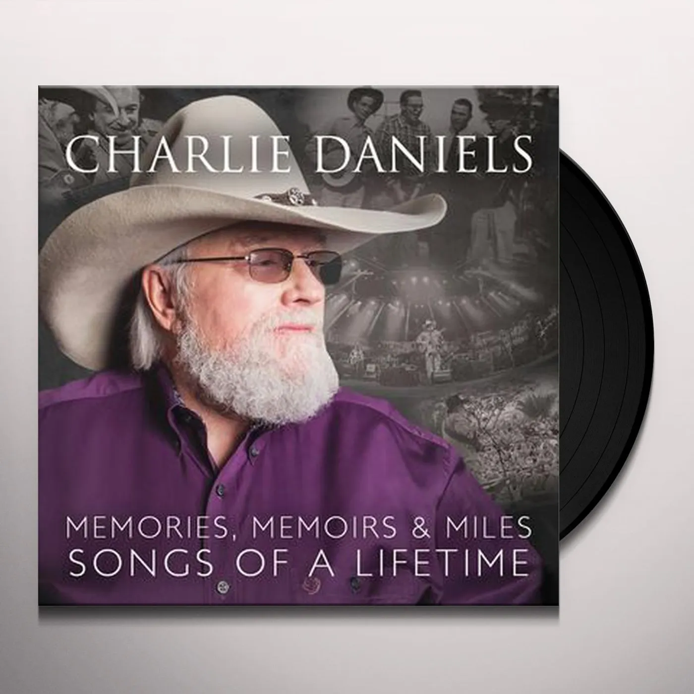 Charlie Daniels MEMORIES MEMOIRS & MILES: SONGS OF A LIFETIME Vinyl Record