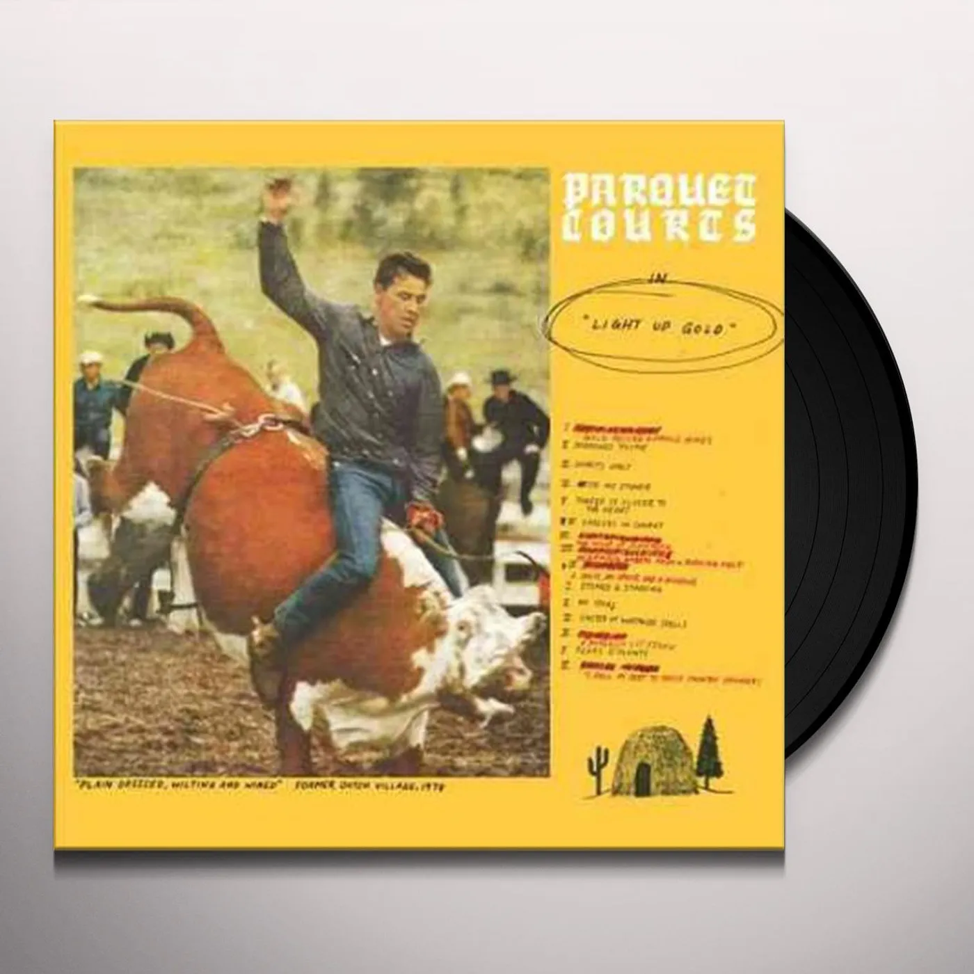 Parquet Courts Light Up Gold Vinyl Record