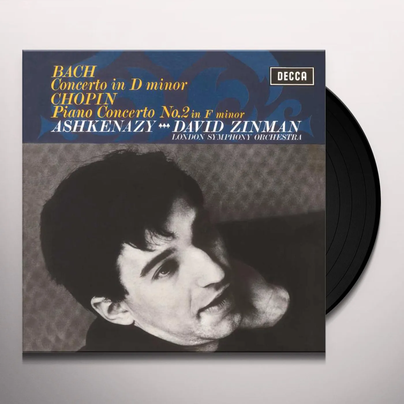 Vladimir Ashkenazy Chopin/Bach: Piano Concerto No. 2/Keyboard Concerto In D Minor Vinyl Record