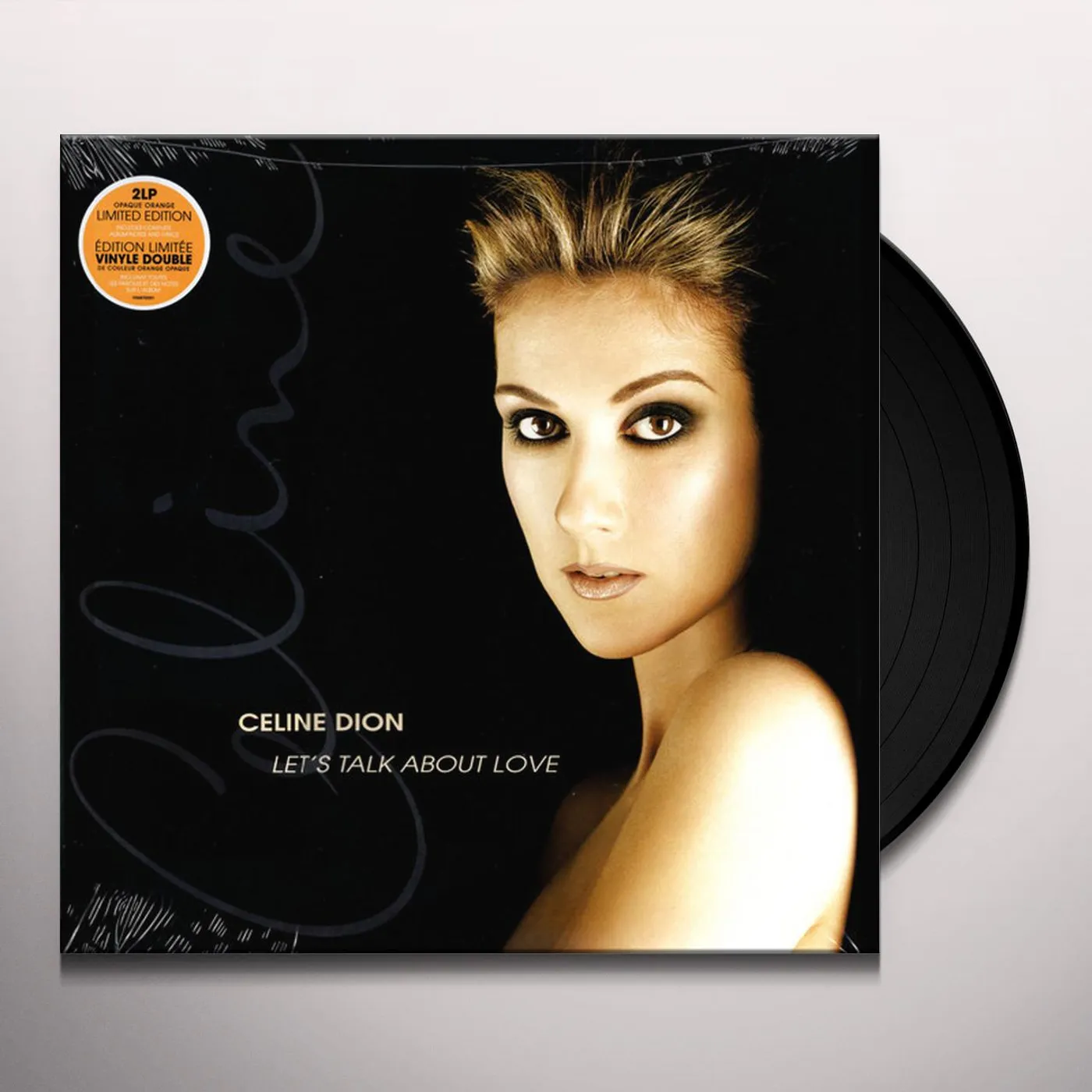 Céline Dion LET'S TALK ABOUT LOVE (LIMITED EDITION/OPAQUE ORANGE COLOR VINYL/2LP) Vinyl Record